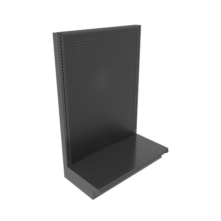 Lozier Gondola Wall Display Starter, Black 36W 54H 16D P356S-ST